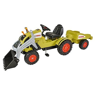 BIG CLAAS CELTIS Tractor met laadschep en trailer kindervoertuig