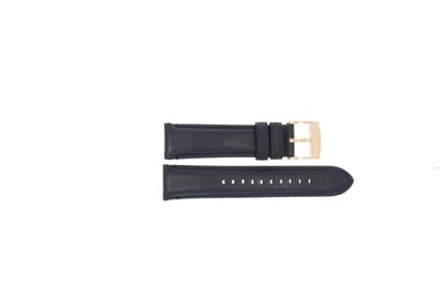 Horlogeband Fossil ME1138 Leder Blauw 22mm