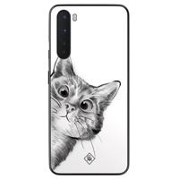 OnePlus Nord hoesje - Peekaboo kat - thumbnail