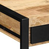 Bureau 100x50x75 cm massief ruw mangohout - thumbnail