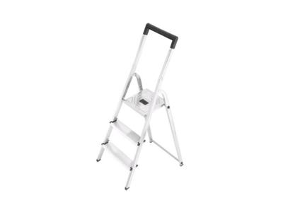 Hailo Trapladder L40 3 Treden Aluminium 125 Cm
