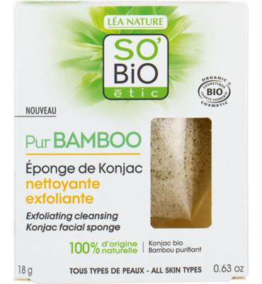 So Bio Etic Bamboo konjac sponge 1 Stuks
