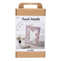 Creativ Company Https://www.cchobby.nl/hobbyset-punch-needle-spiegel-pastelkleuren-1-doos - thumbnail