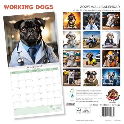 Honden aan het Werk Kalender 2026