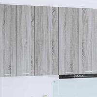 Hangkast Riga Grijs Sonoma 40 x 31 x 100 cm Bewerkt hout - thumbnail