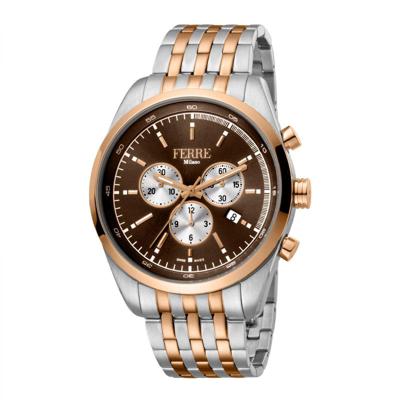 Ferre Milano Heren Horloge FM1G129M0091 44mm 10 ATM Swiss-Made Ferre Milano Heren Horloge FM1G129M0091 44mm 10 ATM Swiss-Made