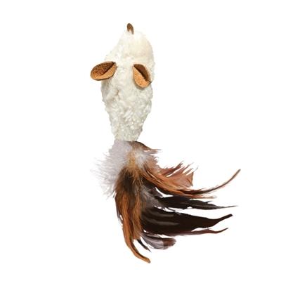 Kong kat Refillables catnip, feather mouse