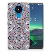 Nokia 1.4 | TPU | Siliconen hoesje | Flower Tiles - thumbnail