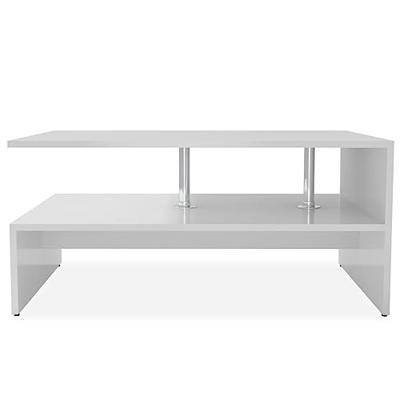 vidaXL Salontafel 90x59x42 cm spaanplaat wit vidaXL Salontafel 90x59x42 cm spaanplaat wit