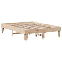 Bedframe zonder matras massief grenenhout 150x200 cm - thumbnail