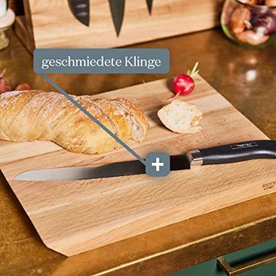 Siena HOME 89039212-298 Broodmes Treviso Zwart Lengte 210 mm