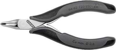 Knipex 64 62 120 ESD 64 62 120 ESD Elektronica en fijnmechanica Voorsnijder Met facet 120 mm - thumbnail