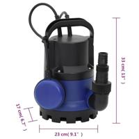 VidaXL Vuilwaterpomp elektrisch onderdompelbaar 400 w - thumbnail