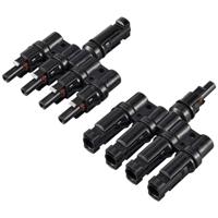 Sygonix Solaradapter T-Verbinder (4 zu 1) 1000V SY-6408002 Y-stekker - thumbnail