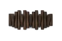 Umbra Picket handdoekhaak 38x17x4cm Dennenhout Verouderd walnoot 1011471-746 - thumbnail