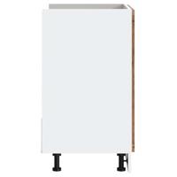 Spoelbakonderkast Porto 80x46x81,5 cm bewerkt hout oud hout - thumbnail