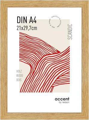 Nielsen Design 6721006 Wissellijst Papierformaat: 21 x 29.7 cm Eiken