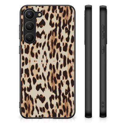 Samsung Galaxy S23 Plus Dierenprint Telefoonhoesje Leopard Samsung Galaxy S23 Plus Dierenprint Telefoonhoesje Leopard