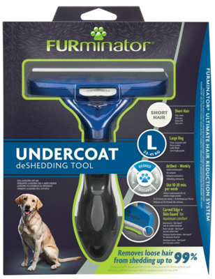 FURminator Undercoat DeShedding Tool hond kort haar L