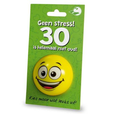 Stressbal Geen stress 30 is helemaal niet oud