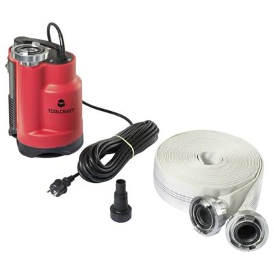 TOOLCRAFT TO-9920238 Dompelpomp voor vervuild water 13000 l/h 9 m TOOLCRAFT TO-9920238 Dompelpomp voor vervuild water 13000 l/h 9 m