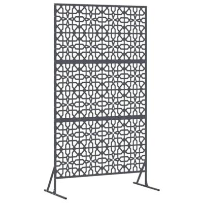 VidaXL Privacyscherm antraciet 100 x 50 x 180 cm staal VidaXL Privacyscherm antraciet 100 x 50 x 180 cm staal