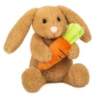 Pluchen konijn Lilly Carotte 23 cm TEDDY HERMANN bruin - thumbnail