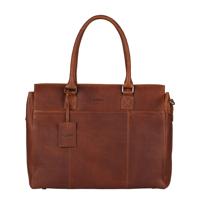 BURKELY ANTIQUE AVERY LAPTOPBAG 1-ZIP 15,6″-Cognac - thumbnail