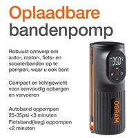 Osram Automotive TYREinflate 2000 Compressor 8.3 bar Opbergbox/tas, Digitaal display, Met werklamp - thumbnail
