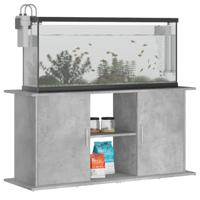 Aquariumstandaard 121x41x58 cm bewerkt hout betongrijs - thumbnail