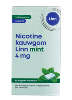 Linn Nicotine Kauwgom Mint 4mg - thumbnail