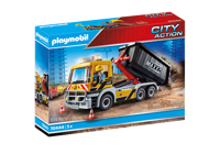 PLAYMOBIL City Action vrachtwagen met wissellaadbak 70444 - thumbnail