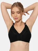 Kanten Bh zonder beugel - Katoenen bh zonder vulling - Monica - thumbnail