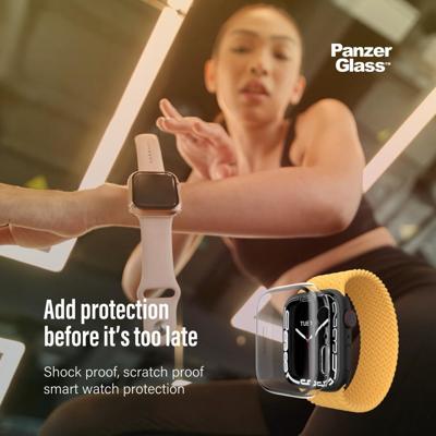 PanzerGlass 3641 Full Body 3641 Screenprotector (glas) Apple Watch Series 4 (44 mm), Watch-serie 5 (44 mm), Watch Series 6 (44 mm), Watch SE-serie (44 mm) 1
