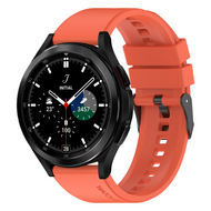 Siliconen gesp bandje - Oranje - Samsung Galaxy Watch 4 Classic - 42mm & 46mm Siliconen gesp bandje - Oranje - Samsung Galaxy Watch 4 Classic - 42mm & 46mm