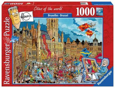 Ravensburger Cities of the World puzzel Brussel - 1000 stukjes