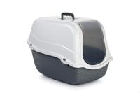 Romeo kattenbak wit / grijs - thumbnail