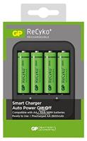 GP PB570 acculader incl. 4x AA batterijen uit de 2700-serie en auto-adapter batterijen - thumbnail