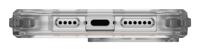 Urban Armor Gear Plyo MagSafe Case Backcover Apple iPhone 16 Pro Max Ice, Transparant, Rose Gold MagSafe compatible - thumbnail