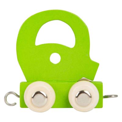 Small Foot - houten lettertrein kleur - q