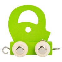 Small Foot - houten lettertrein kleur - q - thumbnail