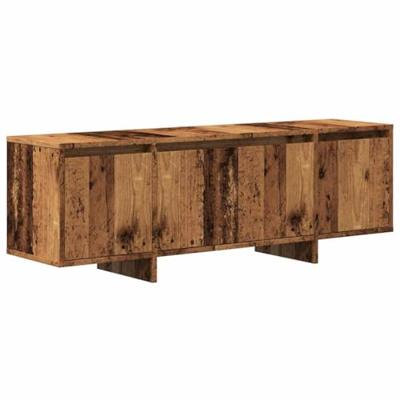 Tv-meubel 120x30x40,5 cm bewerkt hout oud houtkleurig