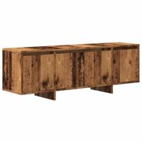 Tv-meubel 120x30x40,5 cm bewerkt hout oud houtkleurig - thumbnail