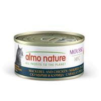 Almo Nature HFC Mousse makreel met kip natvoer kat (70 g) 48 x 70 g - thumbnail