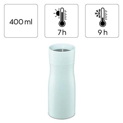 Xavax Thermosbeker 400 Ml Isolerende Beker Met Drinkopening Pastelblauw