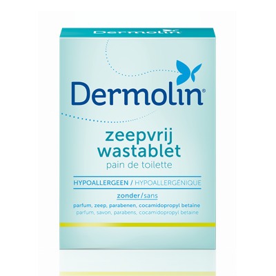Dermolin Zeepvrij Wastablet N/parf Nf 100g Dermolin Zeepvrij Wastablet N/parf Nf 100g