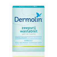 Dermolin Zeepvrij Wastablet N/parf Nf 100g - thumbnail