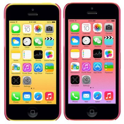 iPhone 5C ultra-dun 0.5mm doorschijnend Kunststof back cover Hoesje (hard roze)