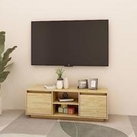 Tv-meubel 110x30x40 cm massief acaciahout - thumbnail