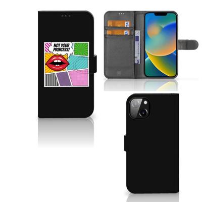 iPhone 14 Plus | Wallet Case | met Pasjes | Popart Princess iPhone 14 Plus | Wallet Case | met Pasjes | Popart Princess